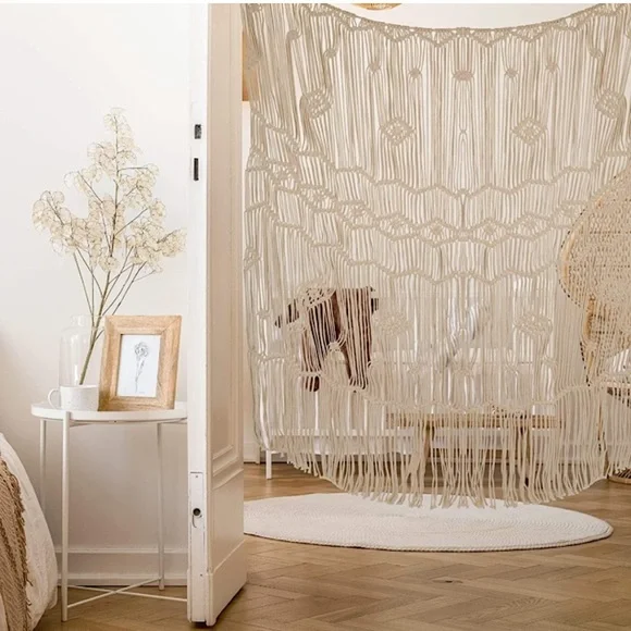 Bohemian Macrame Door/Window Curtain & Wall Decor - Picture 8 of 8